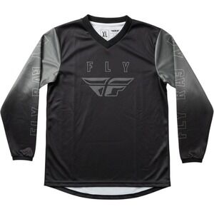 Fly Racing F-16 Youth Motocross Jersey Black Grey Long Sleeve YL